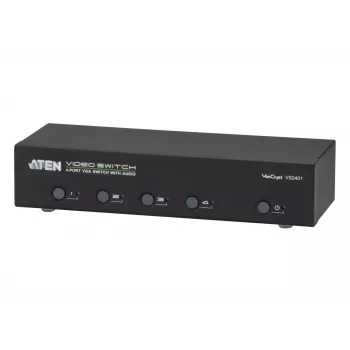 ATEN AT-VS0401, VGA, metallist, must, 65 m, 300 MHz, 1920 x 1440 pikslit