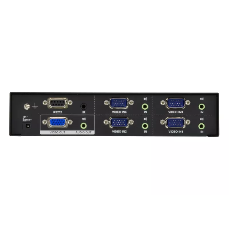 ATEN AT-VS0401, VGA, metallist, must, 65 m, 300 MHz, 1920 x 1440 pikslit