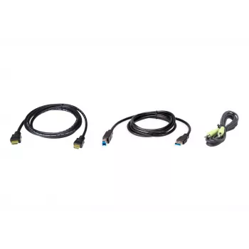KVM-kaabel ATEN 2L-7D02UHX3 1,8 m USB HDMI