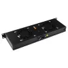 Ventilaatorpaneel LOGON RAF300BL Must, 2 ventilaatorit