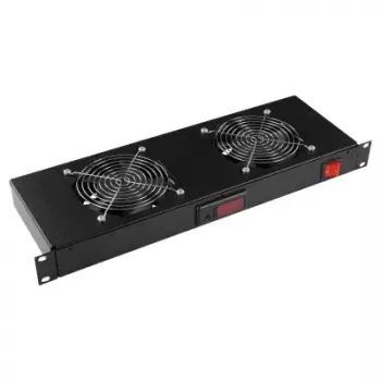Ventilaatorpaneel LOGON RAF300BL Must, 2 ventilaatorit