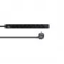 Lanview LVR-3MSCH-LIC-SCH8 toitejaotusseade (PDU) 8 vahelduvvoolupistikut 1U must