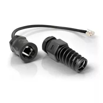 Võrgukaabel QuWireless QRJ45 RJ-45 RJ-45 0,16 m must