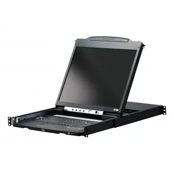 Rack console ATEN CL5800N 19 inch (48.3 cm) LCD 1280x1024 VGA USB/PS/2 klaviatuur & hiir Metal 1U Must