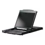 Rack console ATEN CL5800N 19 inch (48.3 cm) LCD 1280x1024 VGA USB/PS/2 klaviatuur & hiir Metal 1U Must