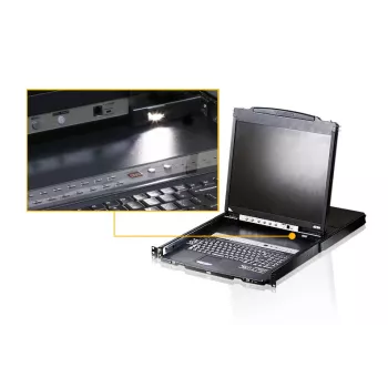 ATEN CL5816N riiulikonsool 48,3 cm (19 tolli) Must 1U