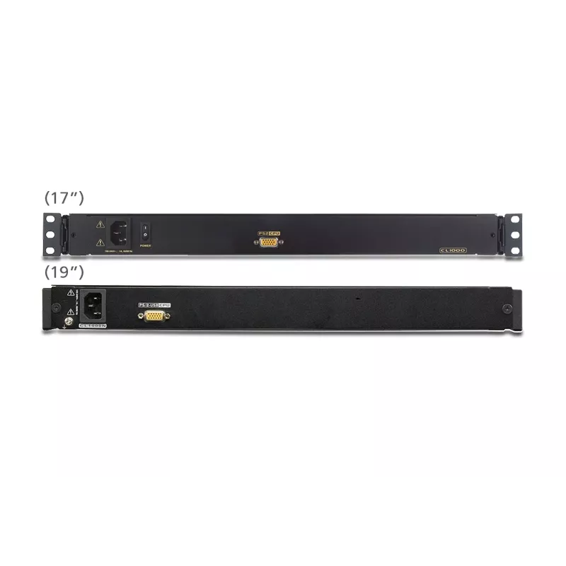 ATEN CL1000M-ATA-2XK07SGG riiulikonsool 43,2 cm (17 tolli) Must 1U