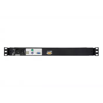 Rack-konsool 19 tolli ATEN CL3000N, 48,3 cm LCD 1280×1024, VGA, USB/PS/2 klaviatuur ja hiir, 1U, alumiinium must