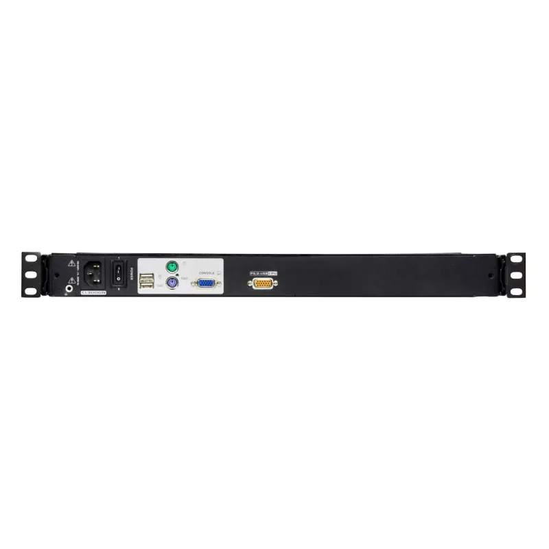 Rack-konsool 19 tolli ATEN CL3000N, 48,3 cm LCD 1280×1024, VGA, USB/PS/2 klaviatuur ja hiir, 1U, alumiinium must