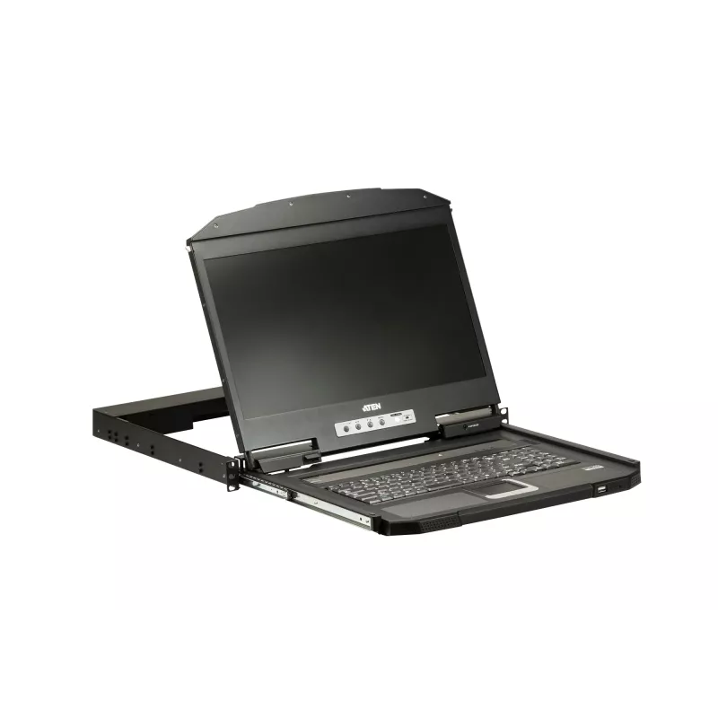 ATEN CL3700NW raamkonsool 47 cm (18.5 tolli) 1920 x 1080 pikslit Metall, Plast Must 1U