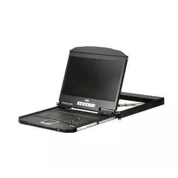 ATEN 1U lühikese sügavusega USB HDMI ühe siiniga täiskonsool