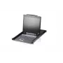ATEN CL1308N rack-konsool 48,3 cm (19 tolli) 1280 x 1024 pikslit Metall, Plastik Must 1U