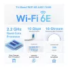 TP-Link AXE11000 kogu kodu Mesh Wi-Fi 6E süsteem, Valge, Sisemine, Mesh-süsteem, 600 m², Kolmeribaline (2,4 GHz / 5 GHz / 6 GHz), Wi-Fi 6E (802.11ax)