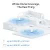 TP-Link AXE11000 kogu kodu Mesh Wi-Fi 6E süsteem, Valge, Sisemine, Mesh-süsteem, 600 m², Kolmeribaline (2,4 GHz / 5 GHz / 6 GHz), Wi-Fi 6E (802.11ax)