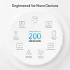 TP-Link AXE11000 kogu kodu Mesh Wi-Fi 6E süsteem, Valge, Sisemine, Mesh-süsteem, 600 m², Kolmeribaline (2,4 GHz / 5 GHz / 6 GHz), Wi-Fi 6E (802.11ax)