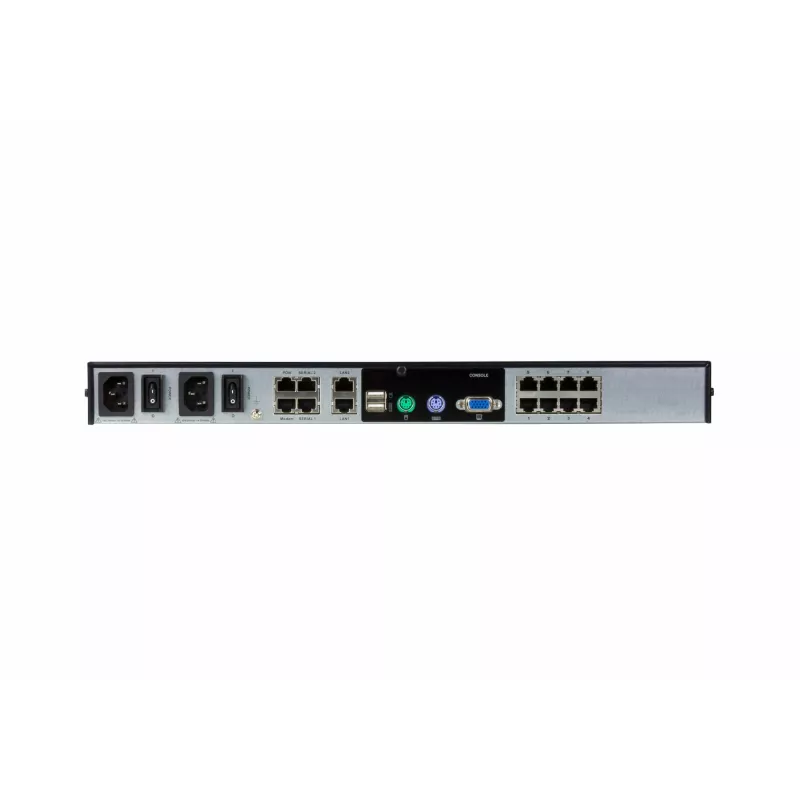 ATEN 8-Pordine 2-Siini CAT5e/6 KVM Üle IP Lüliti, LUC (Sülearvuti USB Konsool), Audio ja Virtuaalmeedia Toega