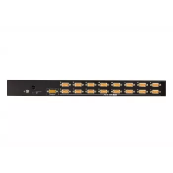ATEN 16-pordiline USB - PS/2 VGA KVM-lüliti, 2048 x 1536 pikslit, QXGA, rackile paigaldatav, 6,5 W, 1U, must
