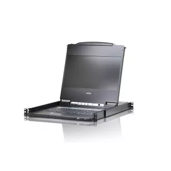 ATEN 17.3-tolline laiekraan DVI/HDMI Full HD LCD konsool, 43.9 cm (17.3 tolli), LCD, USB, USB, DVI-D/HDMI/VGA, USA inglise