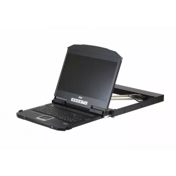 ATEN CL3800NW rack-konsool 47 cm (18,5 tolli) 1920 x 1080 pikslit Metall, Plastik Must 1U