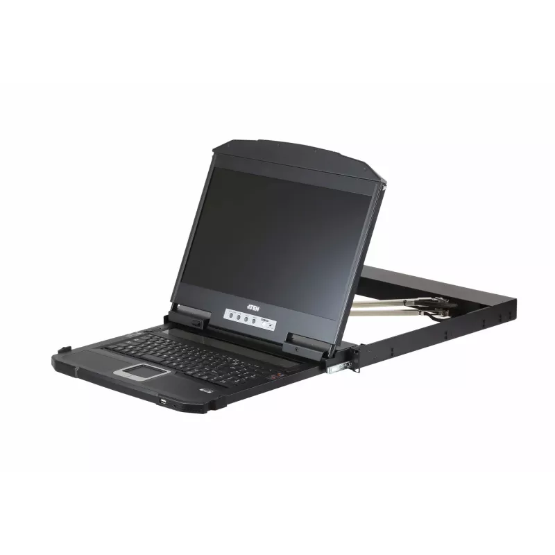 ATEN CL3800NW rack-konsool 47 cm (18,5 tolli) 1920 x 1080 pikslit Metall, Plastik Must 1U