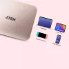 ATEN UH3235 USB-C 4K ülikompaktne minidokk toite läbilaskega