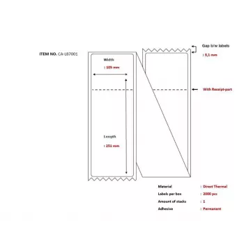Printerisilt Capture CA-LB7001 kvaliteetne vastupidav liim