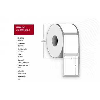 Printerisilt Capture CA-3012884-T termoprinteritele