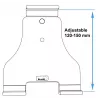 Passiivne hoidik Brodit 511848 mobiiltelefon nutitelefon tahvelarvuti UMPC must