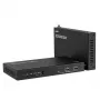 Võrgu saatja ja vastuvõtja Lindy 100m Cat.6A 2 Host USB 3.2 Gen 1 & HDMI 4K60