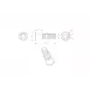 VivoLink VLDG24L-B lauakaabli läbiviik, must, suur, kuni 55 mm