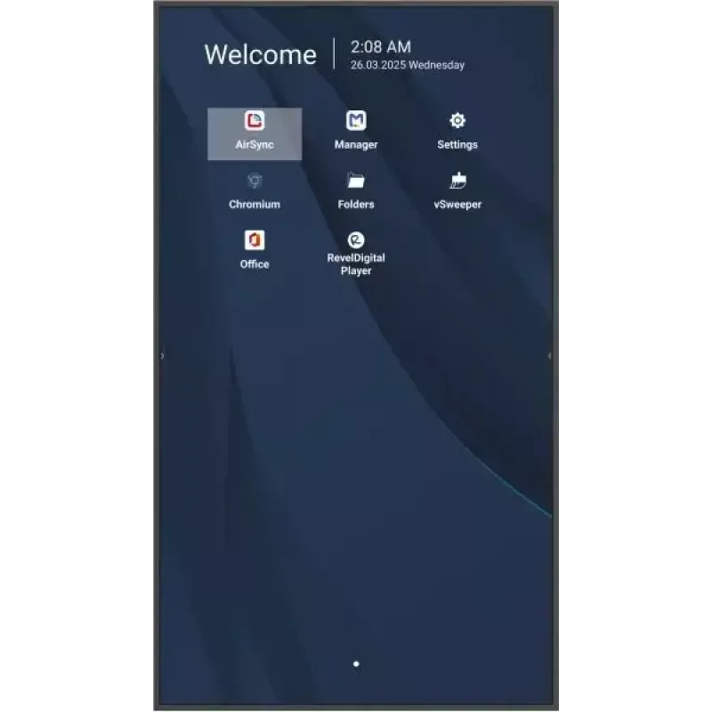 Kommeriaalne 86-tolline 4K LCD-ekraan VIEWSONIC CDE8614-2C, 3840x2160, 500 cd/m², Android 14, Wi‑Fi, 24/7