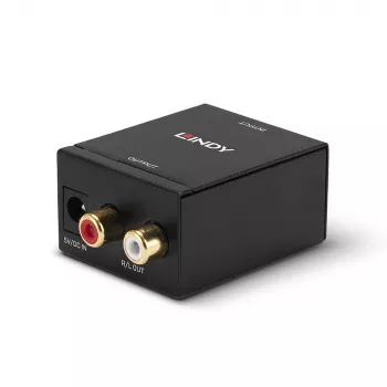 Lindy TosLink (optiline) ja koaksiaalne RCA-heli-DAC
