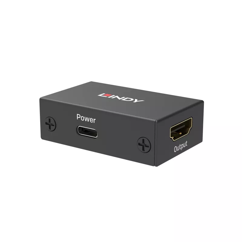 AV-repeater Lindy HDMI 8K60 Repeater 48 Gbit/s Metal Juhtmega