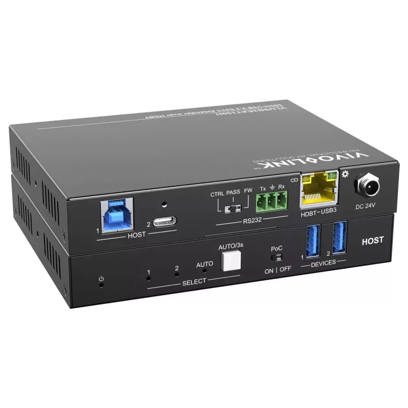 KVM-pikendaja Vivolink VLUSB3EXT100H USB 3.0 100m
