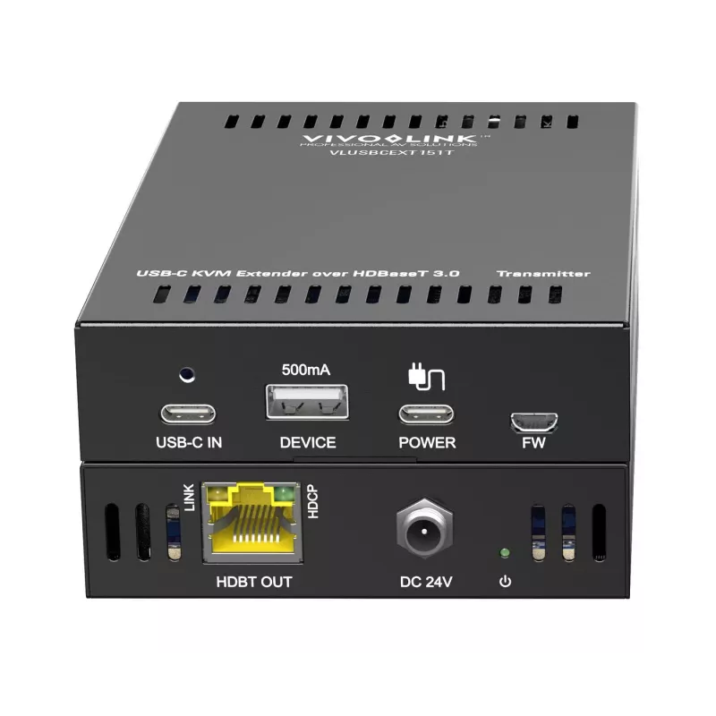 KVM-pikendaja saatja ja vastuvõtja Vivolink VLUSBCEXT151 HDMI USB juhtmega 70 m