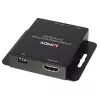 Saatja ja vastuvõtja Lindy 70m Cat.6 4 pordiga HDMI 4K30 ja IR jaoturipikendus koos läbiva väljundiga