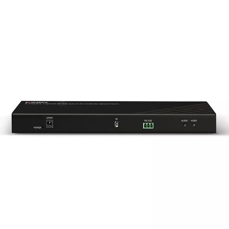 Lindy 9-pordiline HDMI 10.2G mitmevaate lüliti must 30 Hz