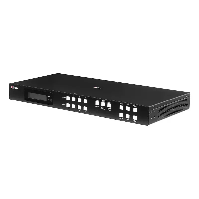 AV-matrikslüliti Lindy 4x4 HDMI 4K60 3840x2160 18 Gbit/s