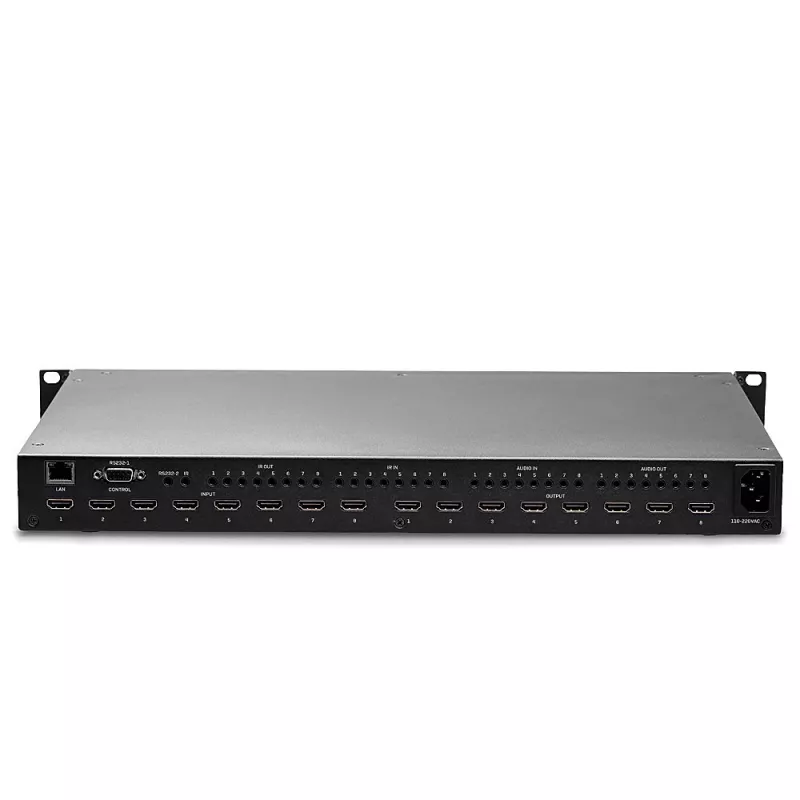Lindy 8x8 HDMI 18G maatriks video-seina skaleerimisega