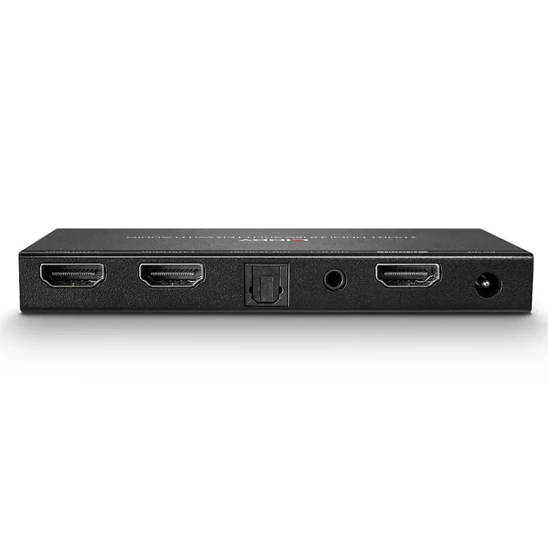 HDMI Splitter Lindy 2 Port HDMI 18G Splitter with Audio and Downscaling