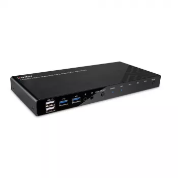 Lindy 4-pordiline HDMI 4K60, USB 3.0 ja heli KVM-lüliti
