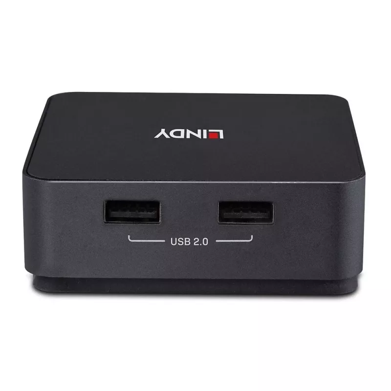 Lindy 2-pordiline Type C, kahe HDMI 4K60 KVM-lüliti