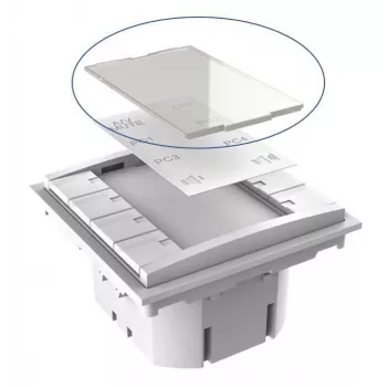 Nupppaneel Vivolink VLCP8B-PLEXIGLASS valge DC 12V