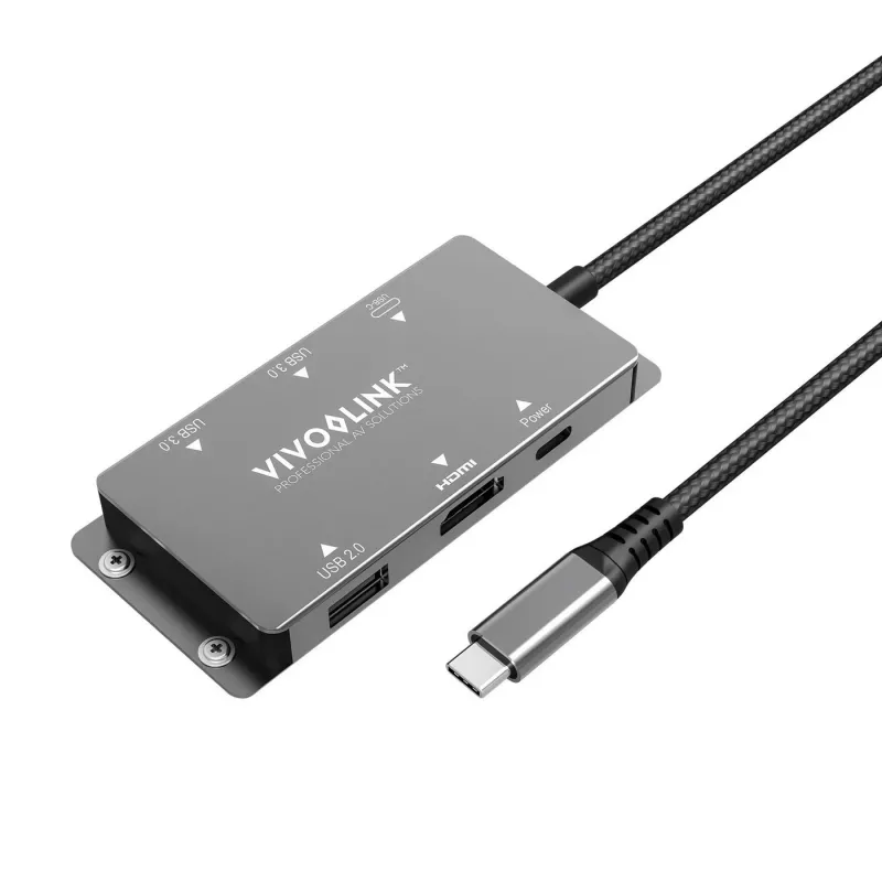 USB graafikaadapter Vivolink VLUSBCHUB 3840 x 2160 pikslit USB USB-C