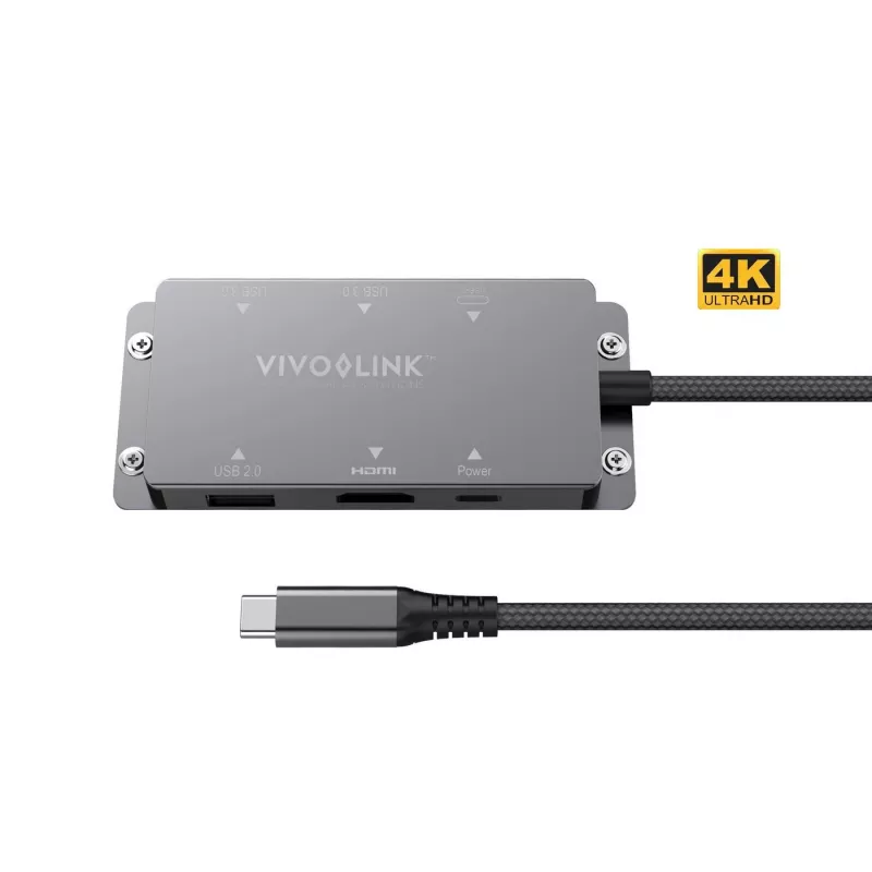 USB graafikaadapter Vivolink VLUSBCHUB 3840 x 2160 pikslit USB USB-C