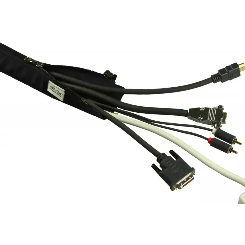 Vivolink PROZIPSLEEVE2.5 kaablikaitse Must