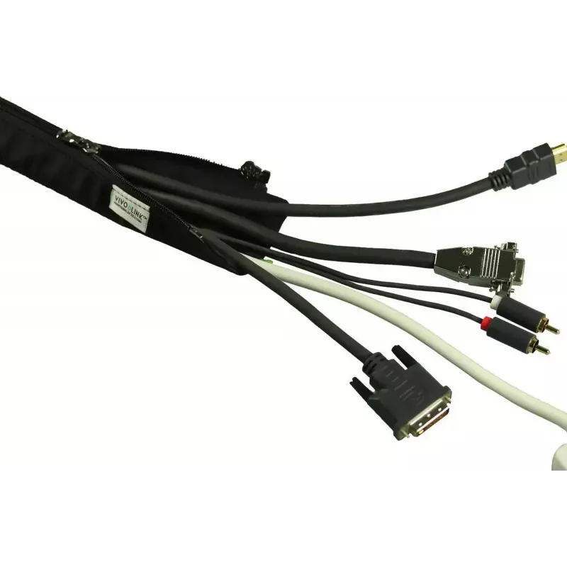 Vivolink PROZIPSLEEVE2.5 kaablikaitse Must