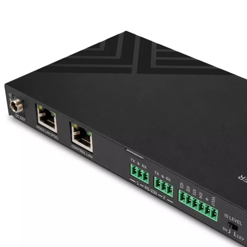 AV repiiter Lindy SDVoE kontroller 3840 x 2160 pikslit Cat6 Juhtmega Micro-USB