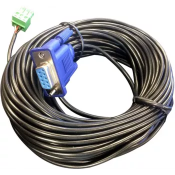Vivolink VLCPARS232/15M jadakaabel Must RS-232 Phoenix