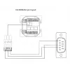 Vivolink VLCPARS232/15M jadakaabel Must RS-232 Phoenix